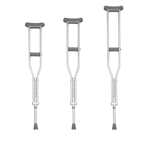 Par de Muletas Axilares Adulto XL