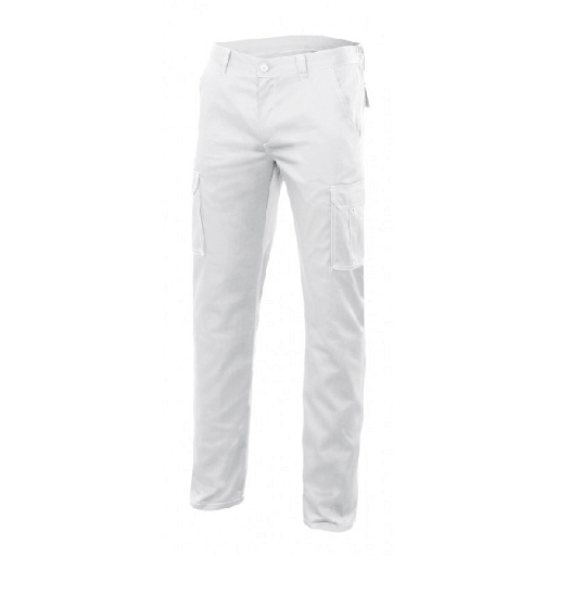 Pantalón Uniforme Multibolsillos Elástico Stretch