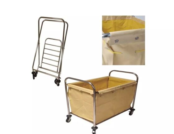 Carro Recogida de Ropa Plegable 97x63x100 cm - Imagen 2