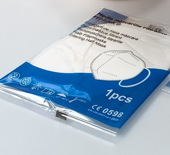 Mascarilla FFP2 (60 cajitas de 20 uds - 1.200 uds)